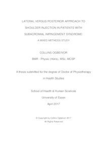 Subacromial impingement syndrome treatment image